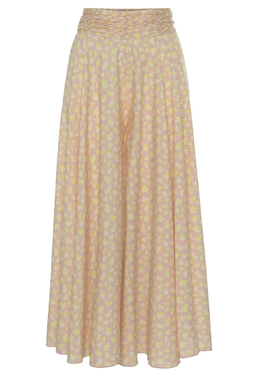 LASCANA Women's Printed Flowy Culottes