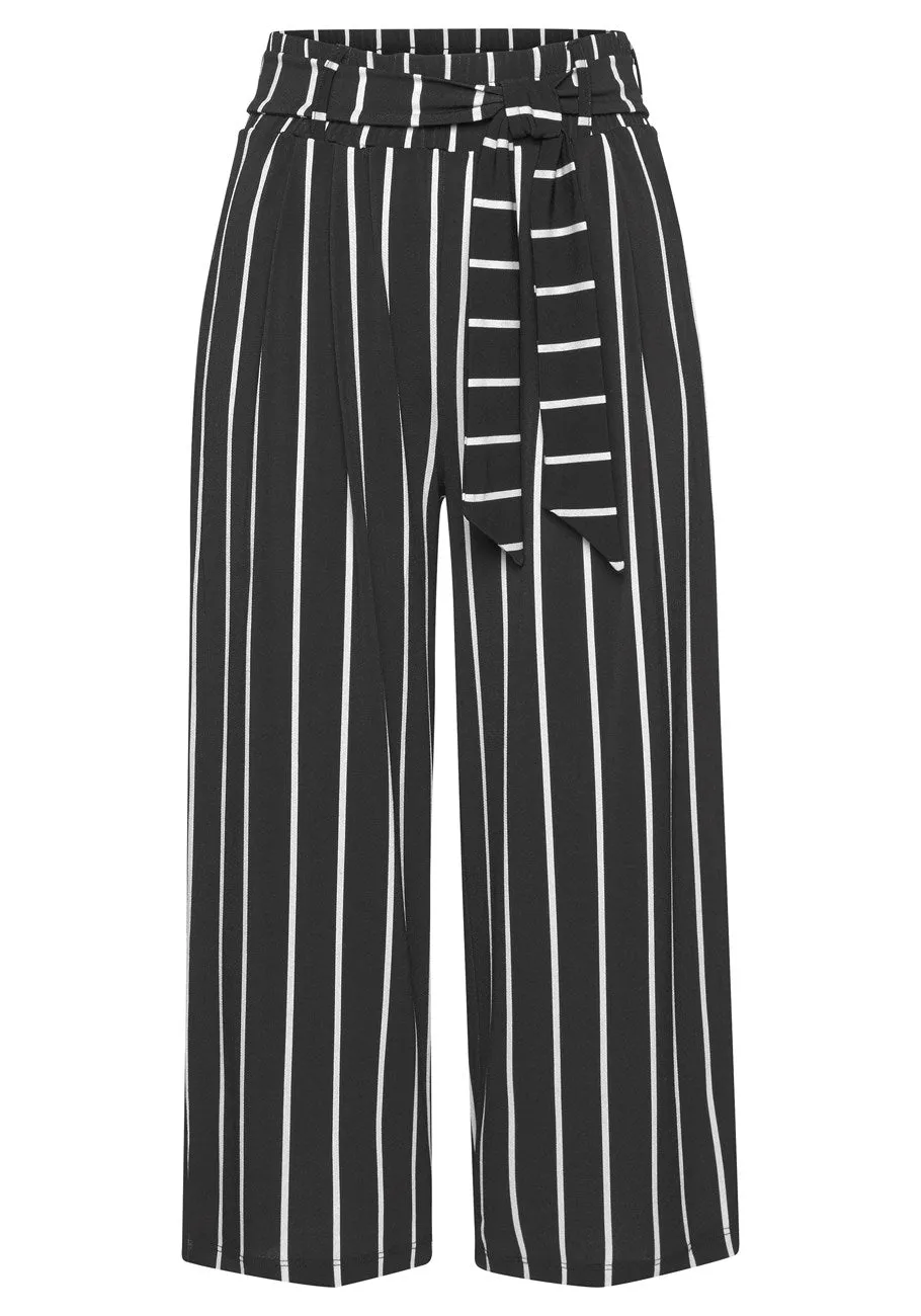 LASCANA Women's Tie Waist Culottes