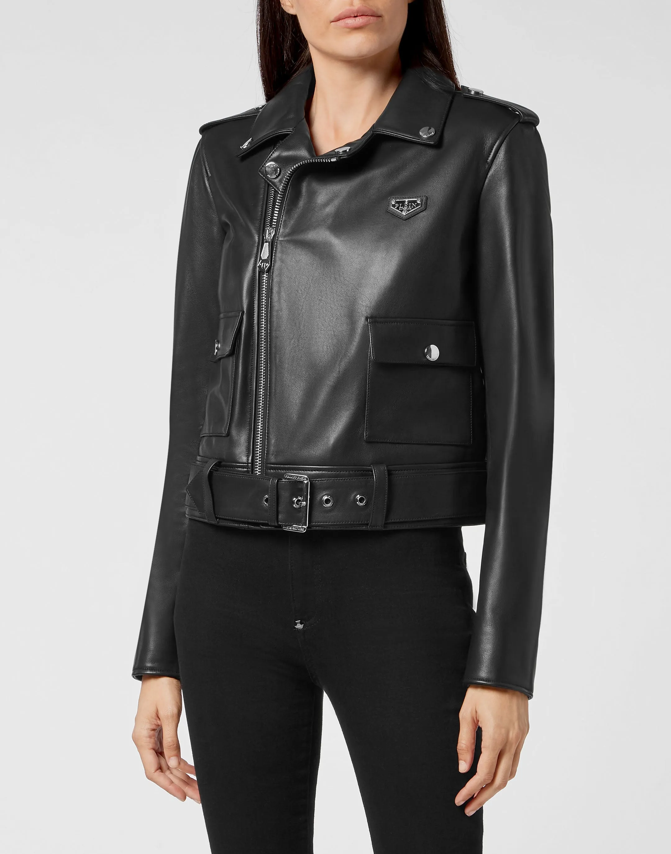 Leather Biker Iconic Plein