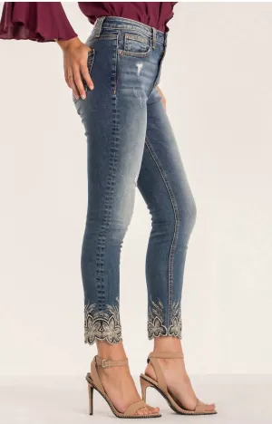 Light Of The Day Skinny Jeans In Medium Wash