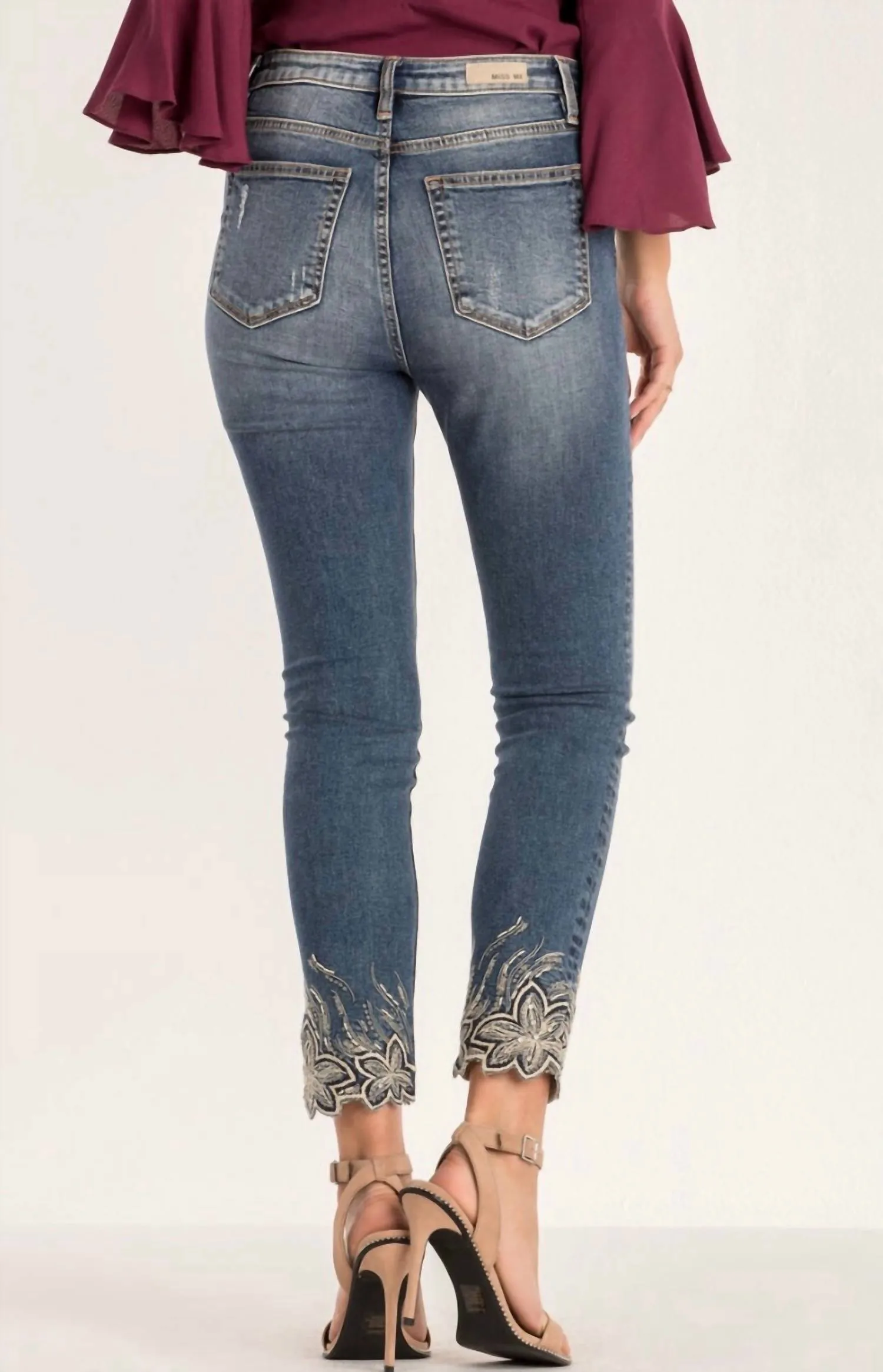 Light Of The Day Skinny Jeans In Medium Wash