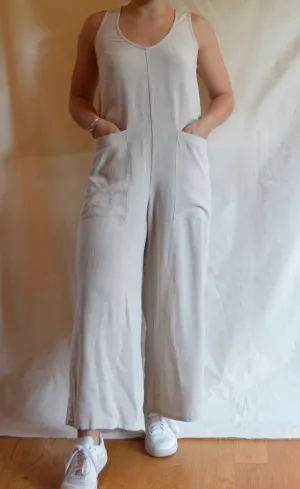 Linen Remy Jumpsuit In Natural