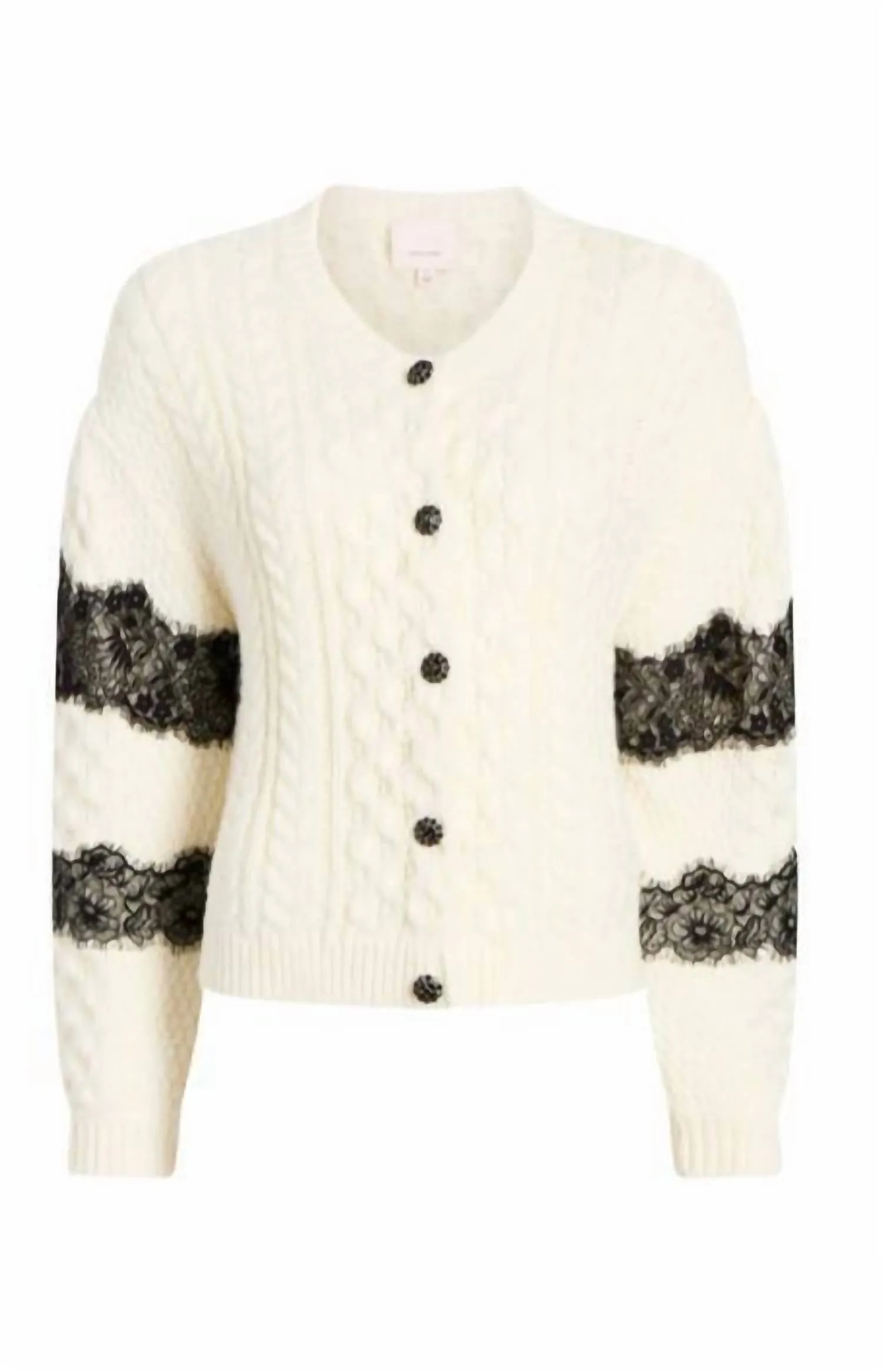 Louise Cardigan In White And Black