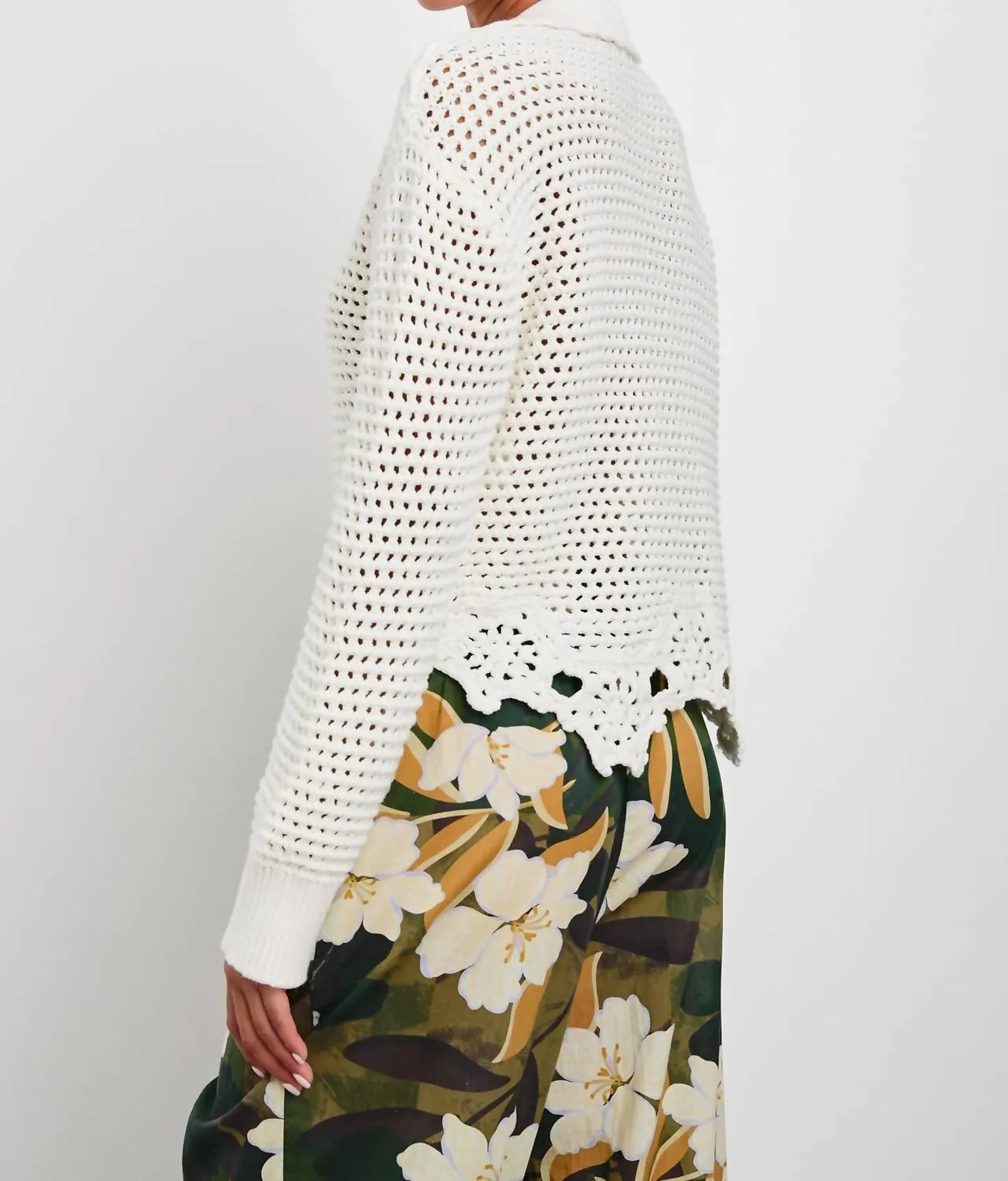 Louise Top In Ivory