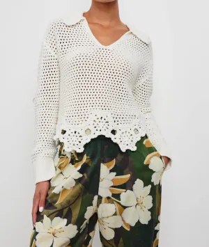 Louise Top In Ivory