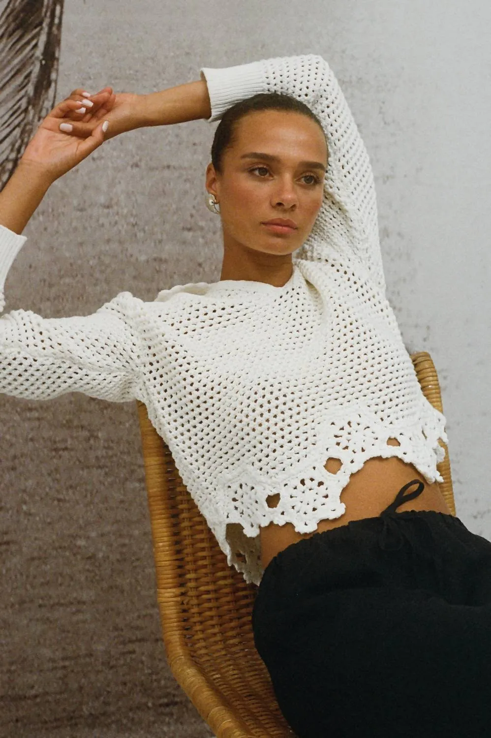 Louise Top In Ivory