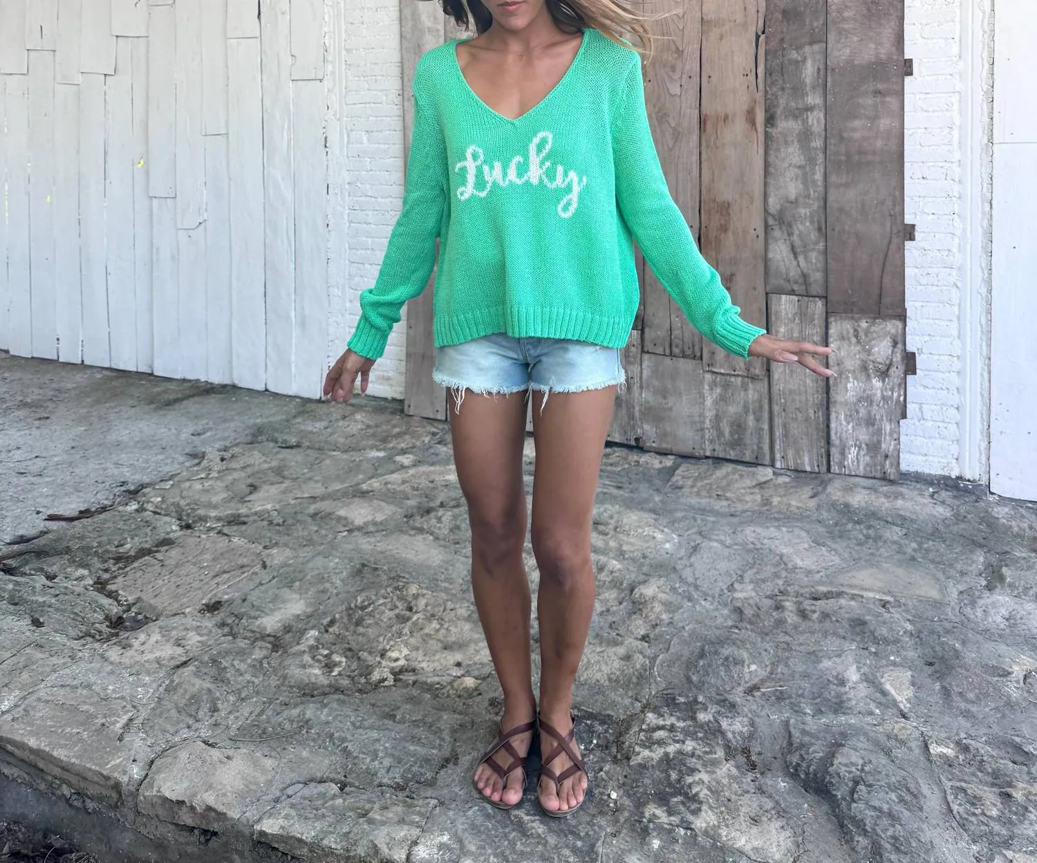 Lucky Sweater In Green