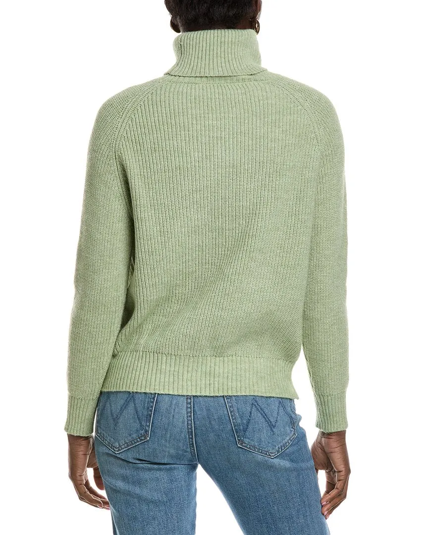 Lyra & Co Wool-Blend Turtleneck Sweater