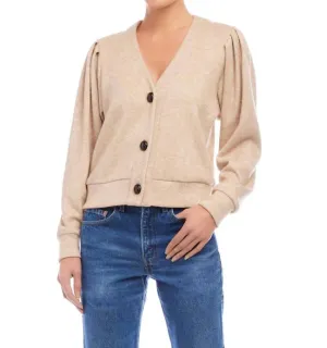 Madeline Cardigan In Oat