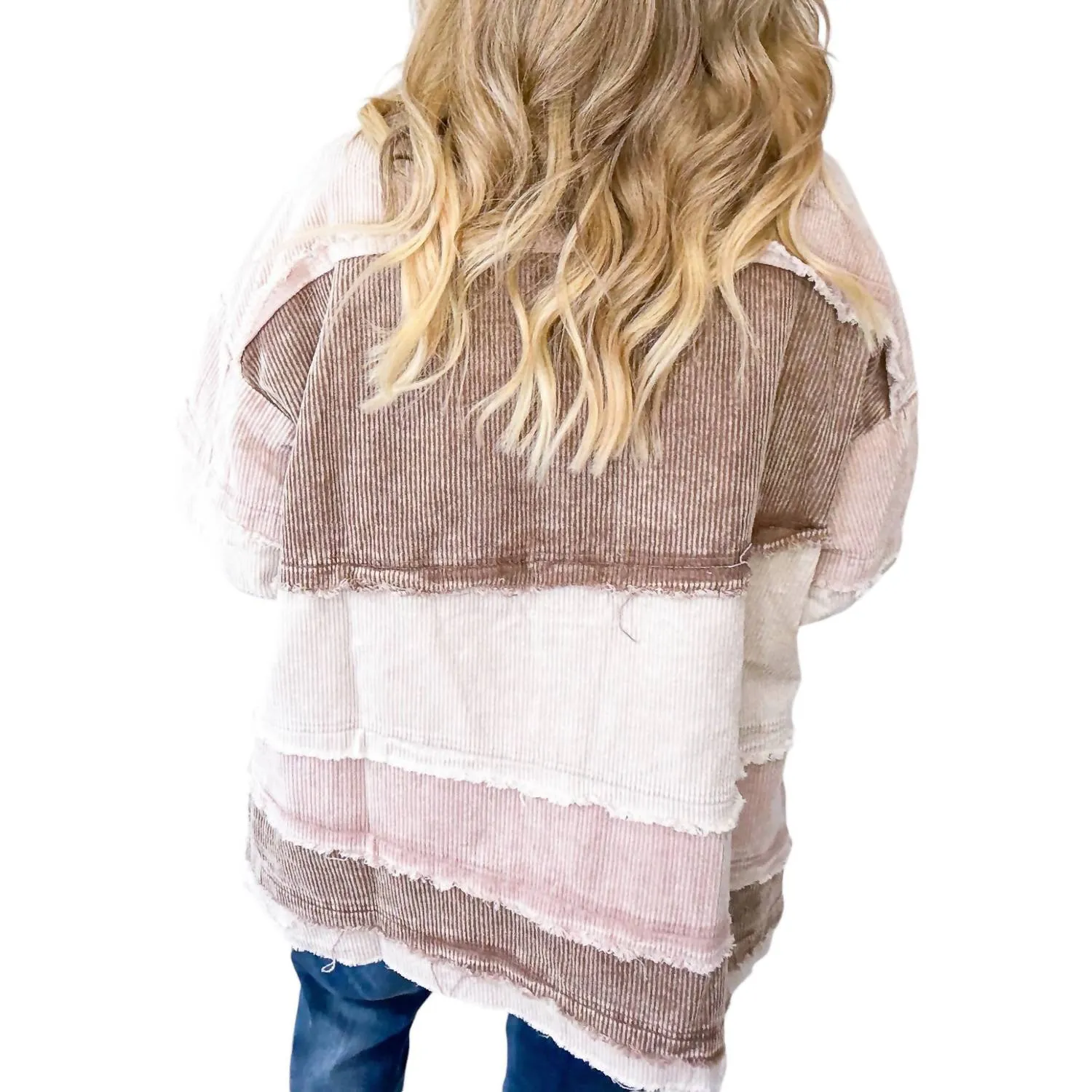 Making Me Blush Shacket In Mauve