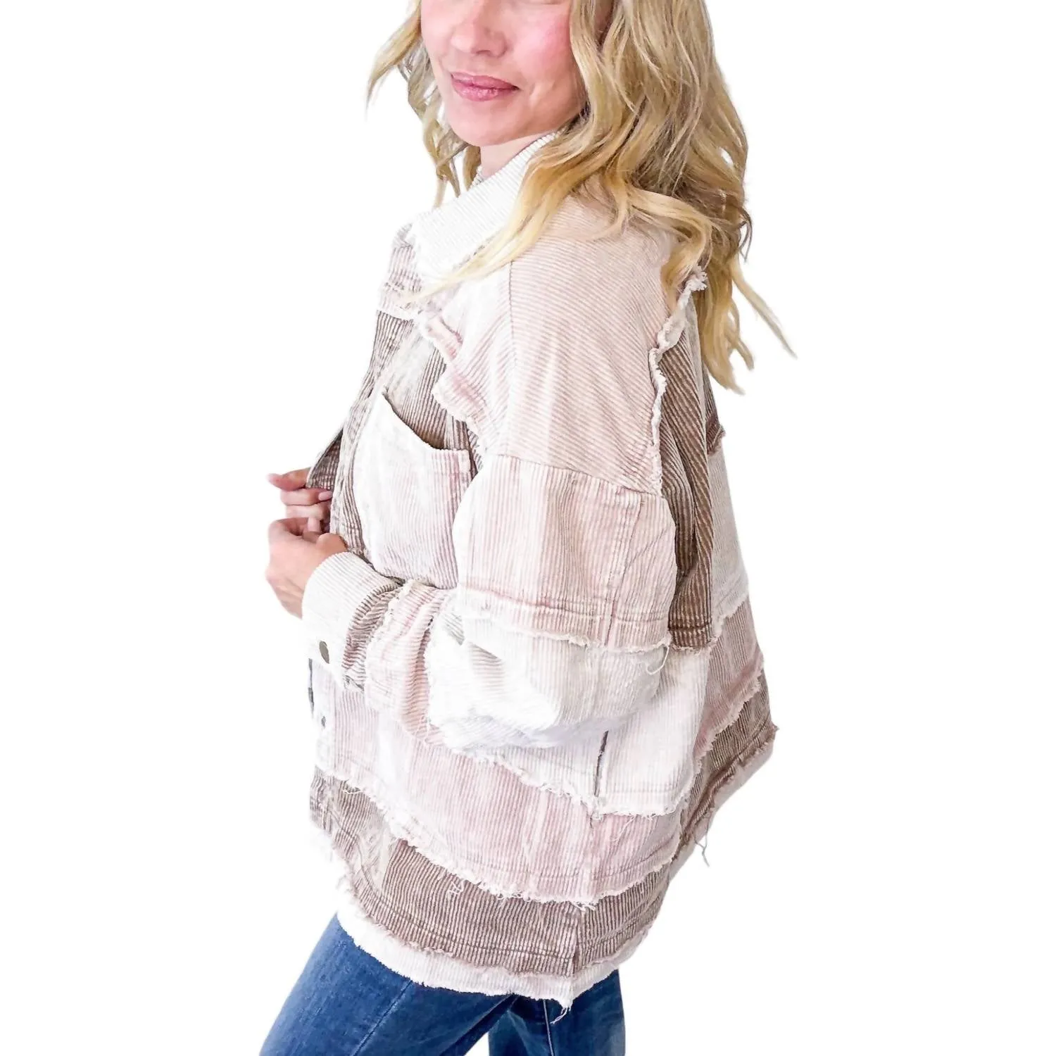 Making Me Blush Shacket In Mauve