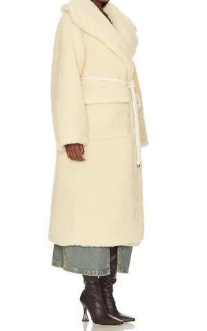 Marianna Gabriella Robe Coat In Wheat