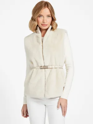 Marilene Reversible Faux-Fur Vest
