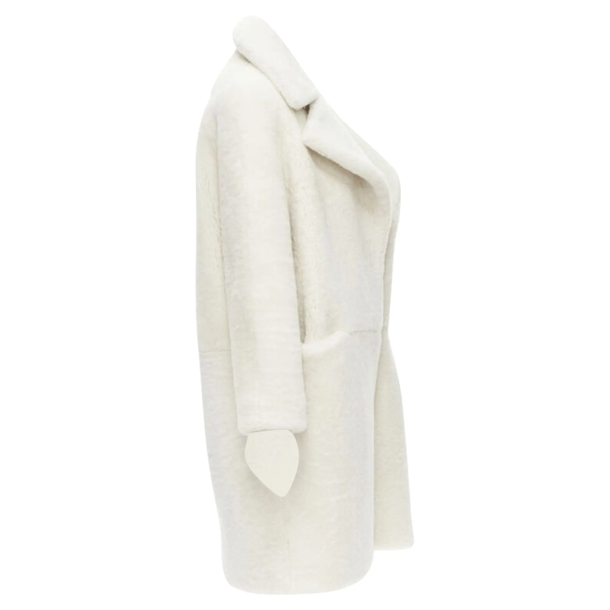 Martin Grant lambskin shearling oversized Teddy coat