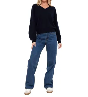 Matilda V Neck In Navy