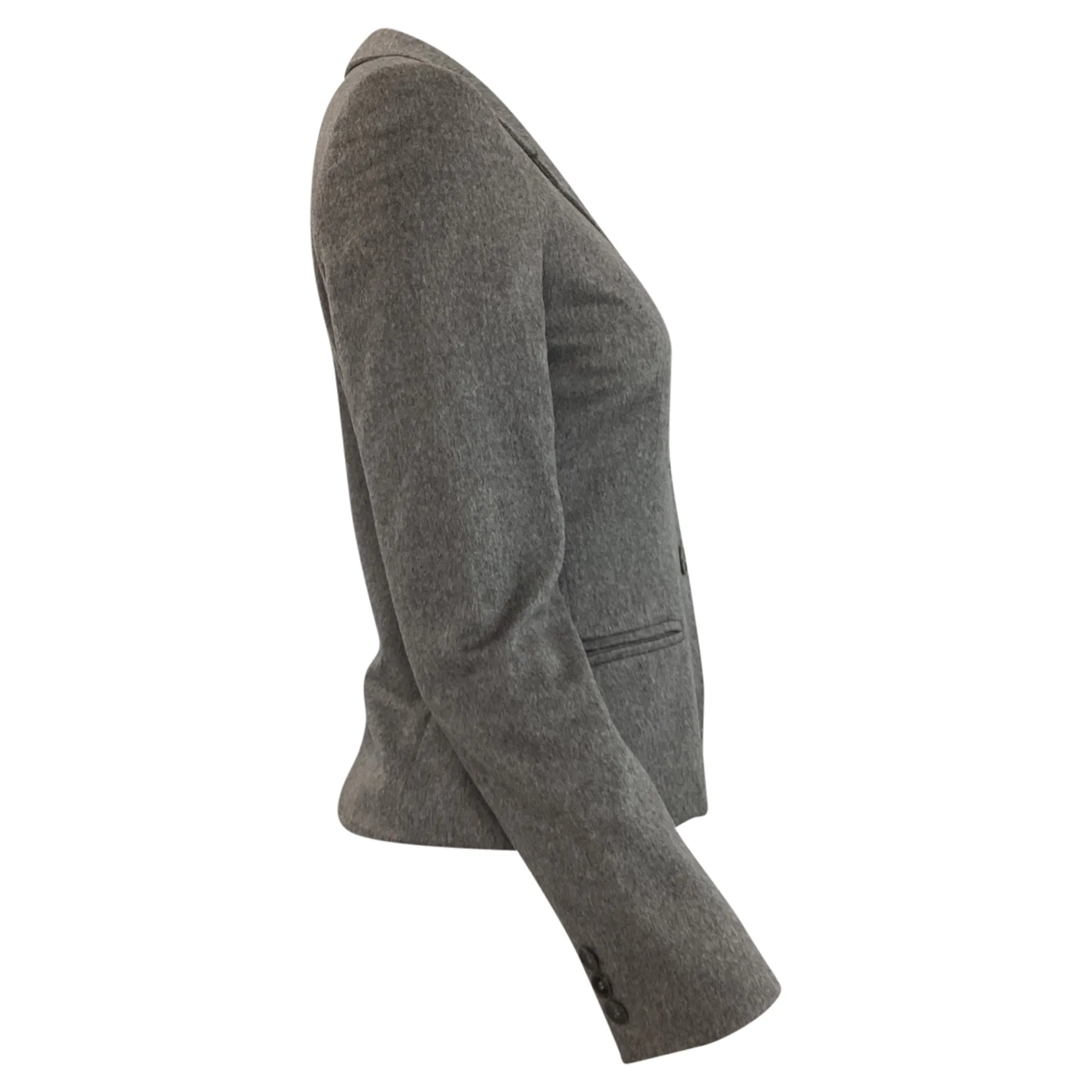 Max Mara Blazer in Grey Cashmere