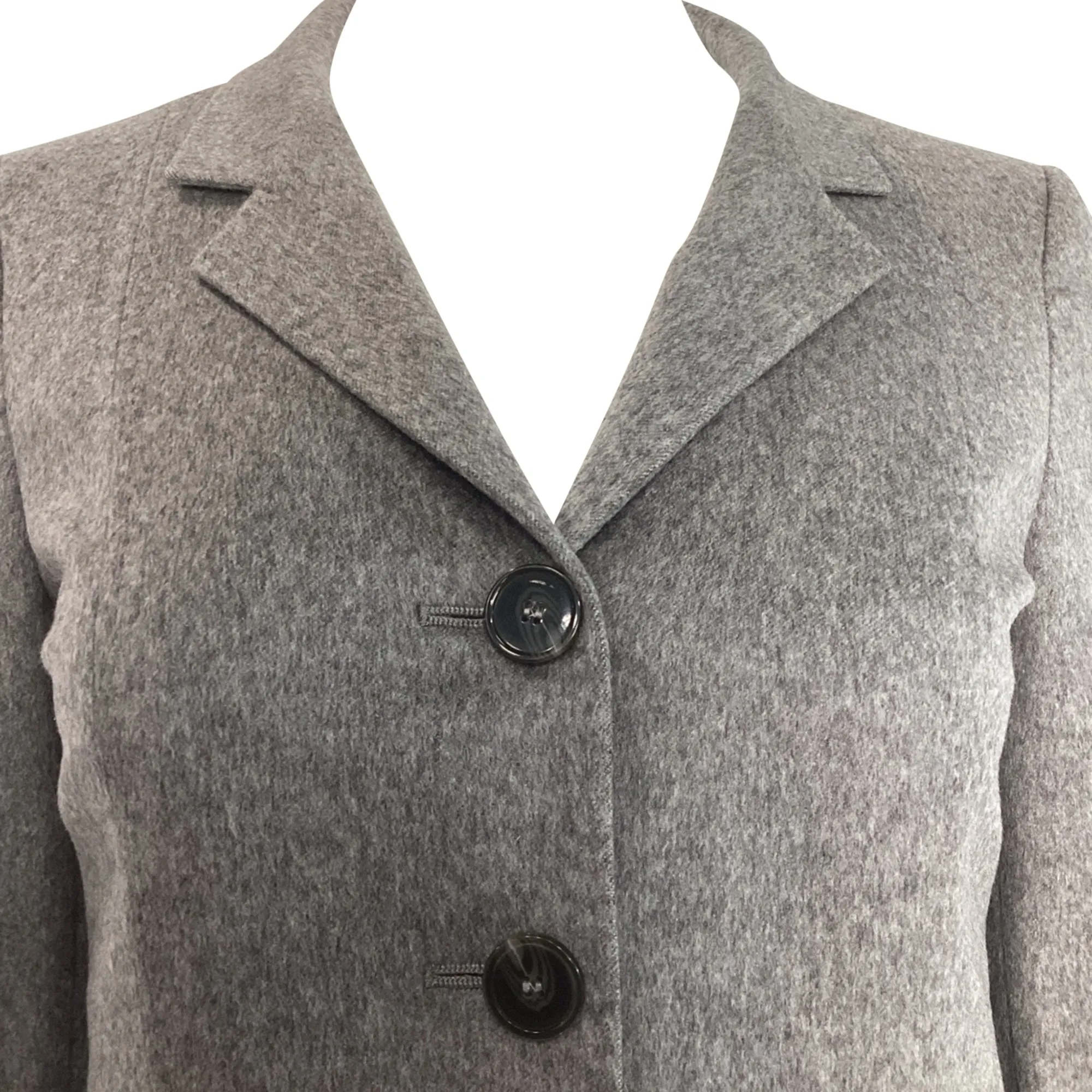 Max Mara Blazer in Grey Cashmere