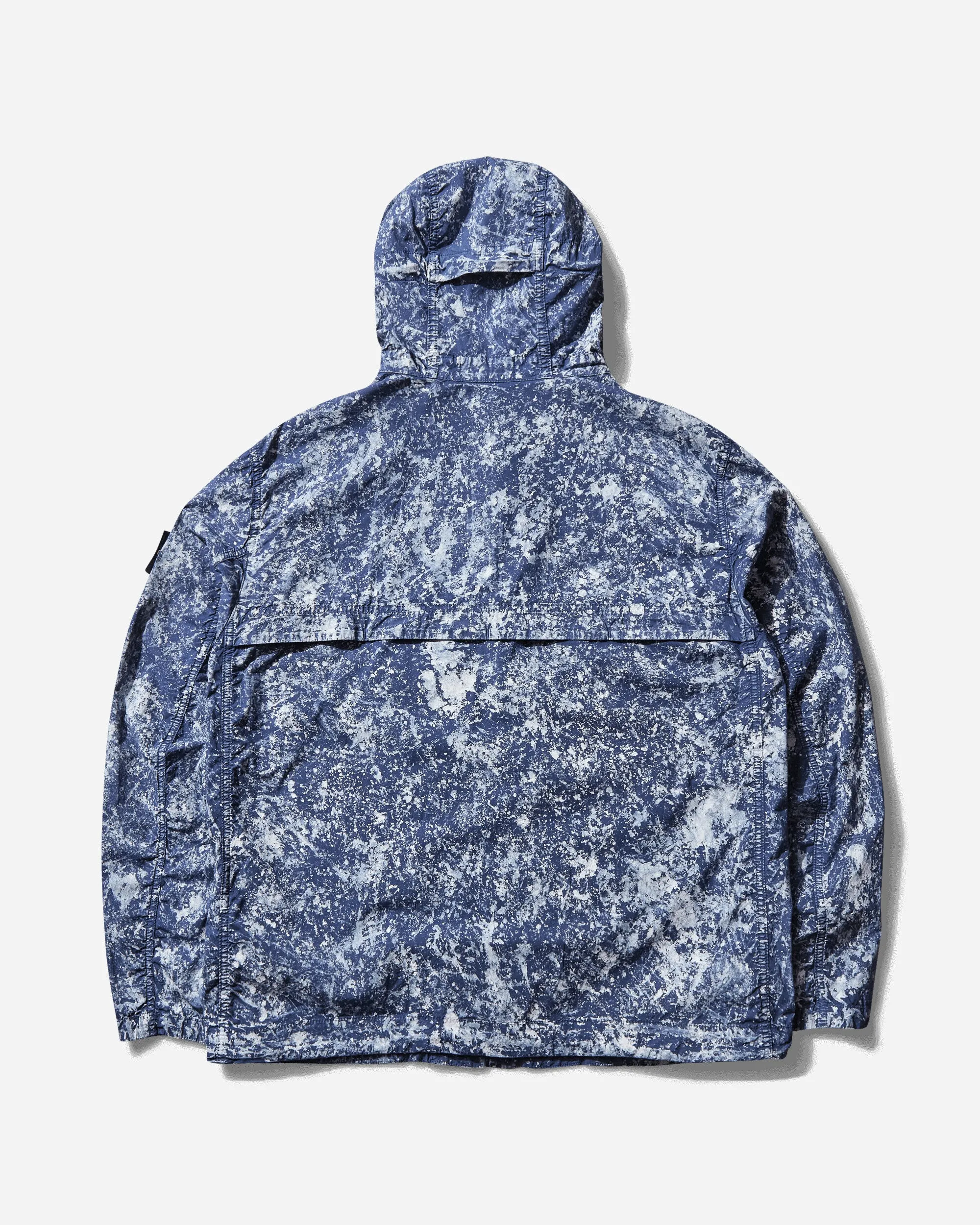 Men's Pigment on Tela Paracadute Stretch-TC Jacket Blue Marine