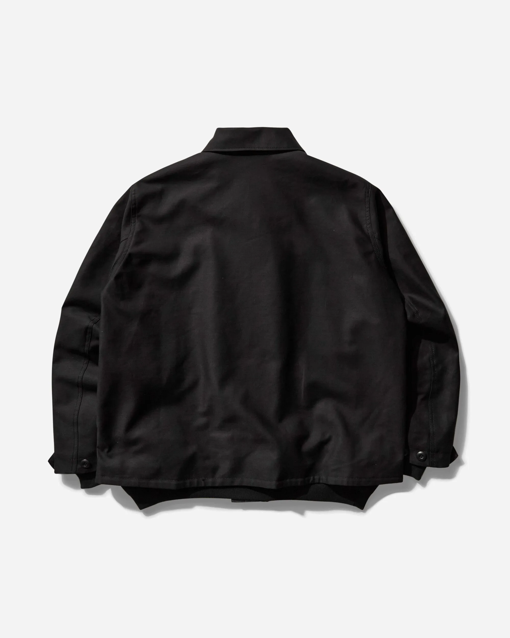 Men's WTAPS Cotton Back Satin Jacket Black