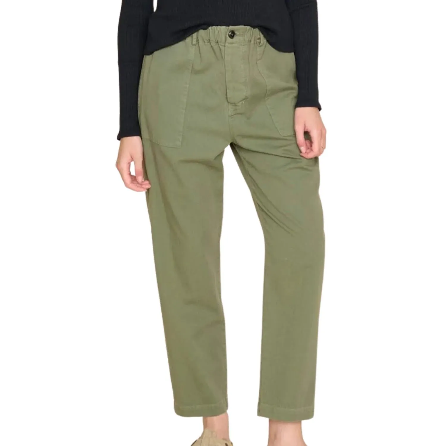 Mercer Twill Pant In Vintage Pine