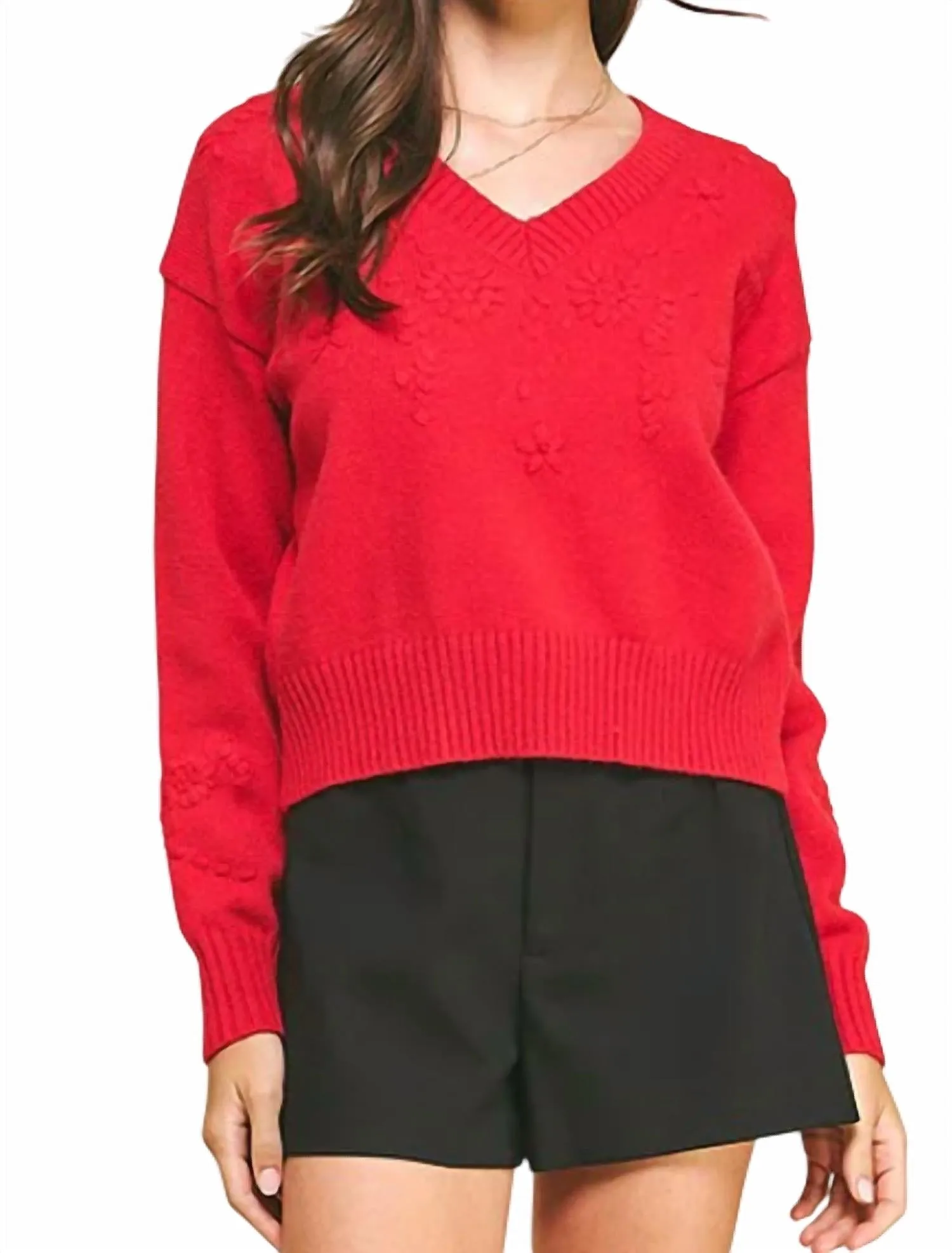 Merry Embroidered Sweater