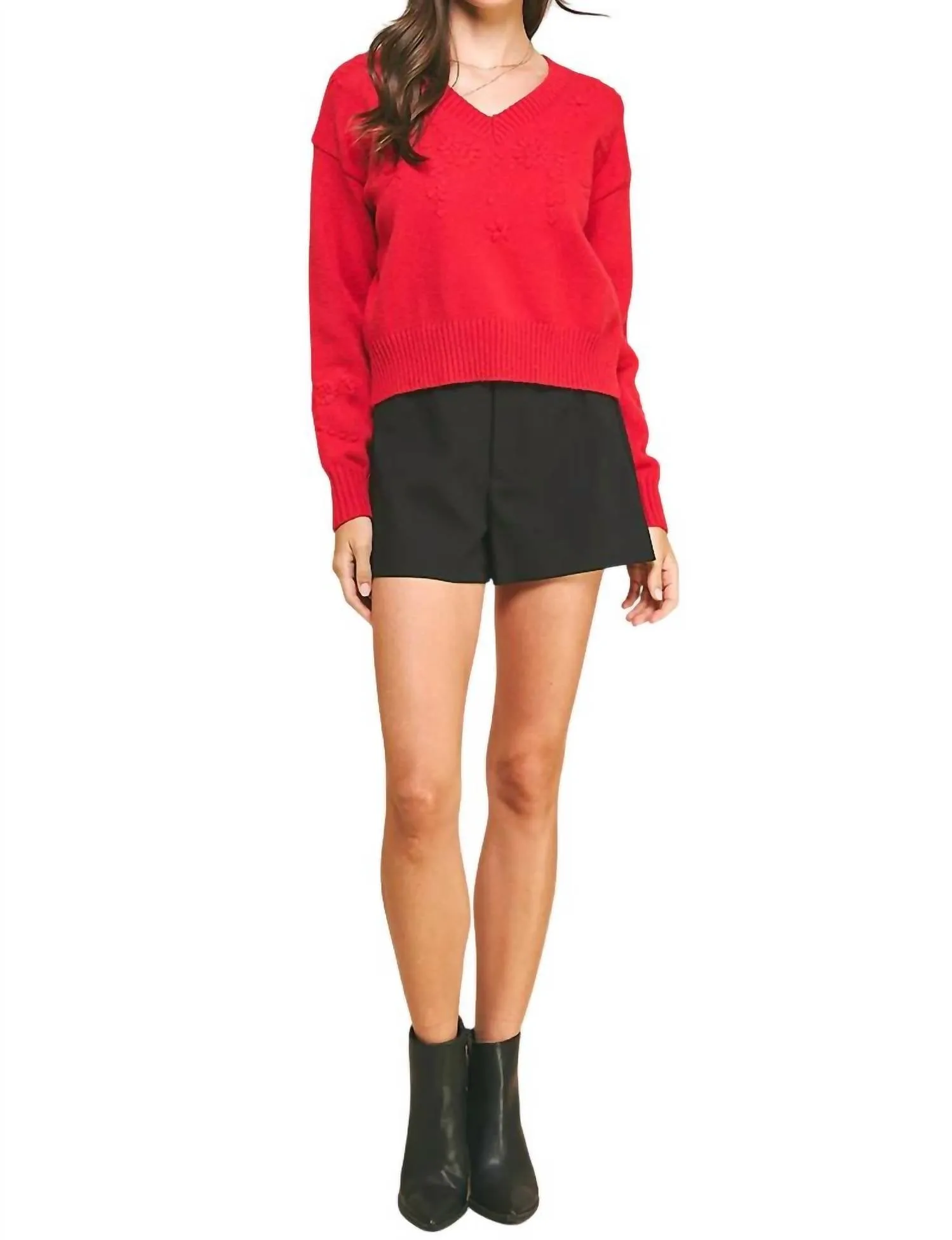Merry Embroidered Sweater