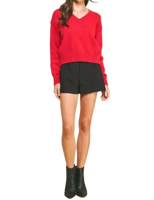 Merry Embroidered Sweater