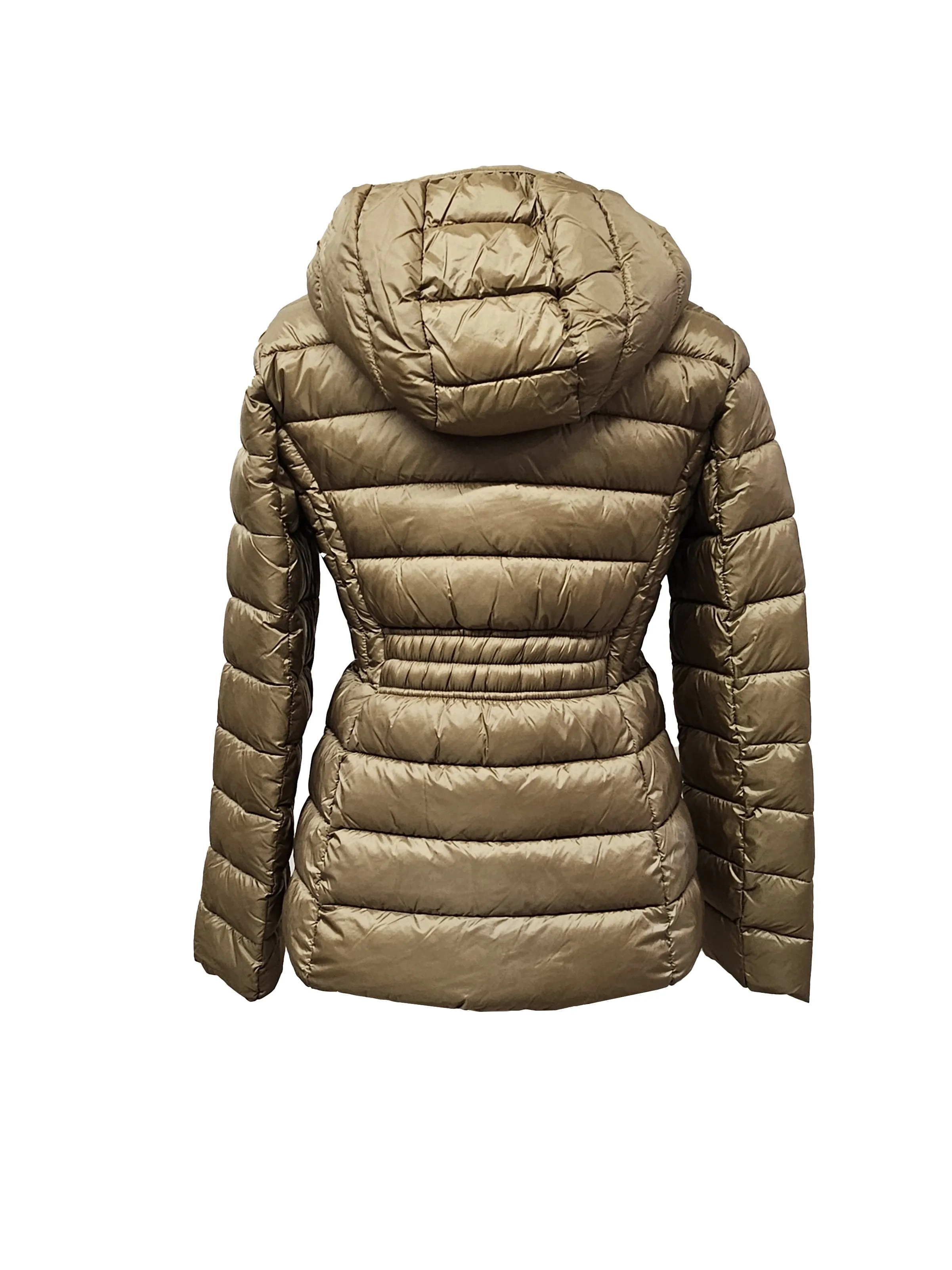Michael Michael Kors Women's Hooded Packable Jacket, Dark Camel