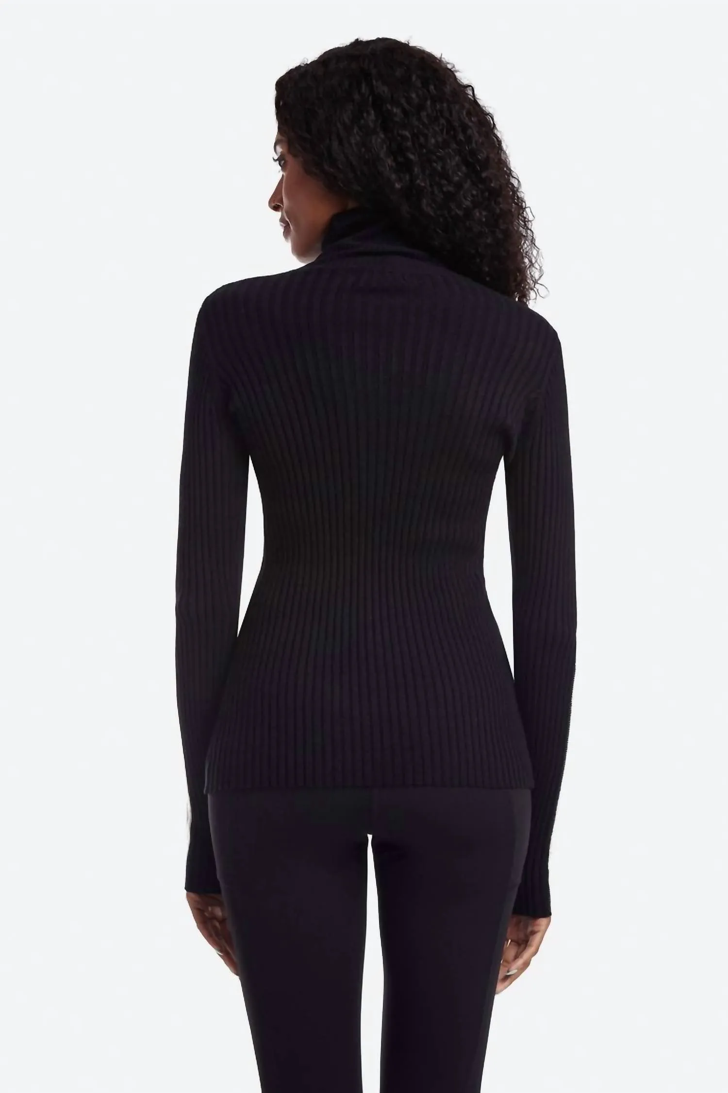 Mimosa Sweater In Black/cream
