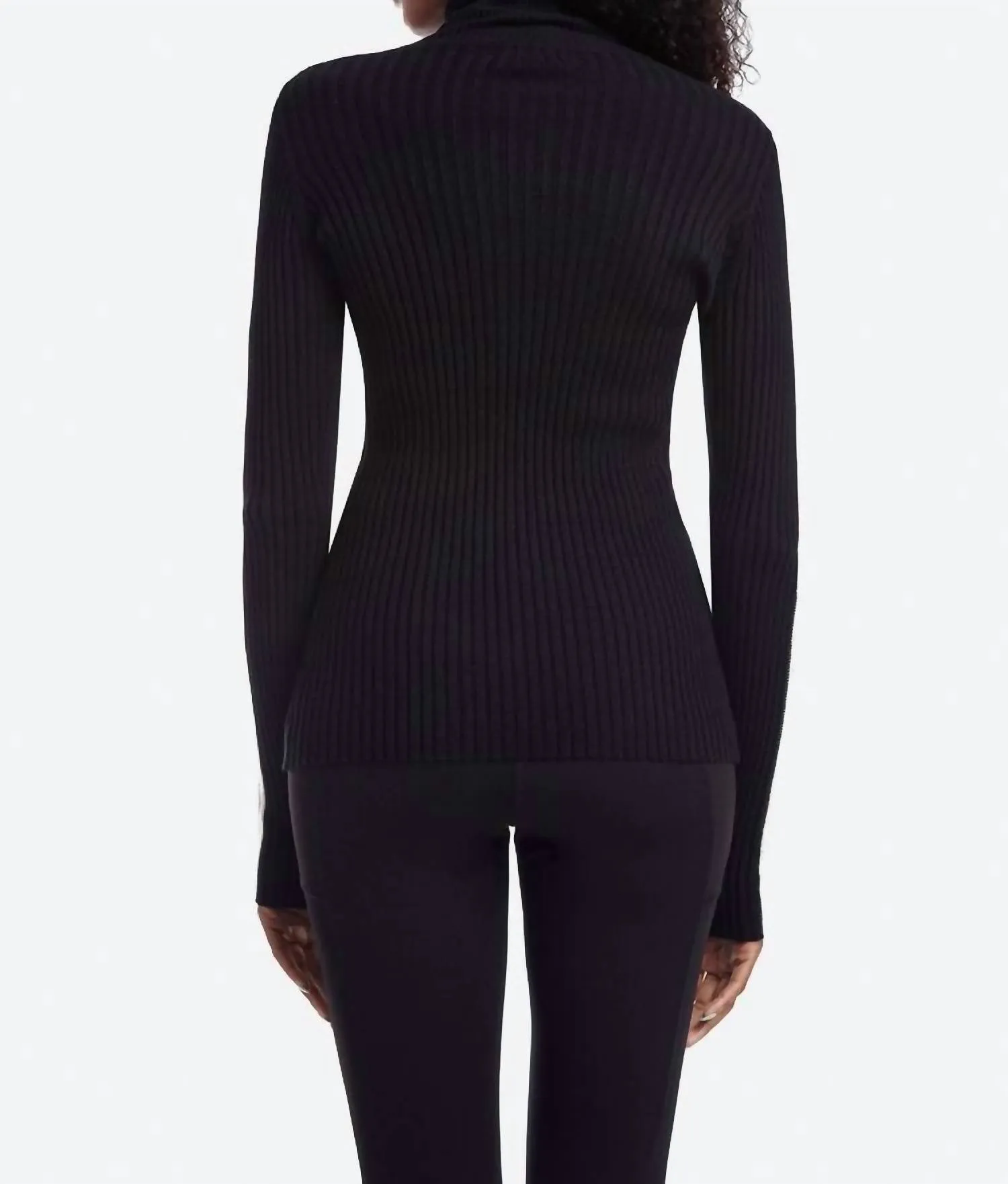 Mimosa Sweater In Black/cream