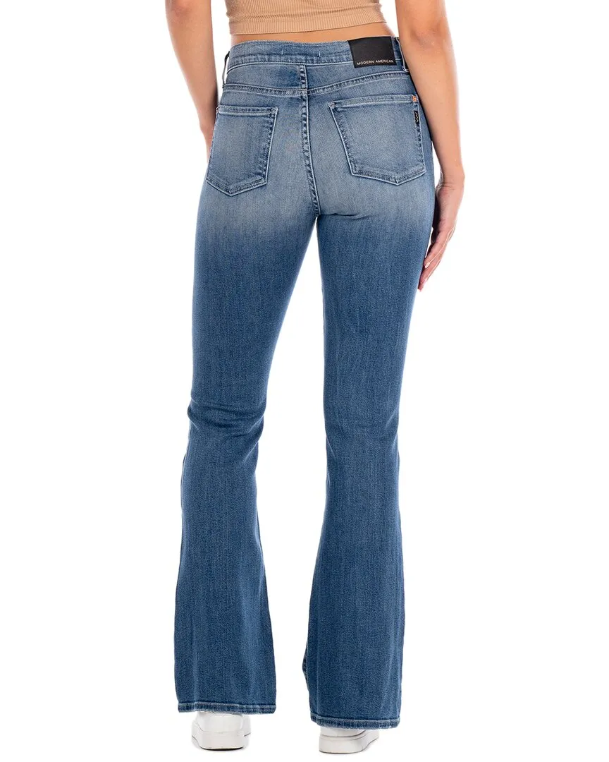 Modern American Emmy Sunrise Blue Flare Leg Jean