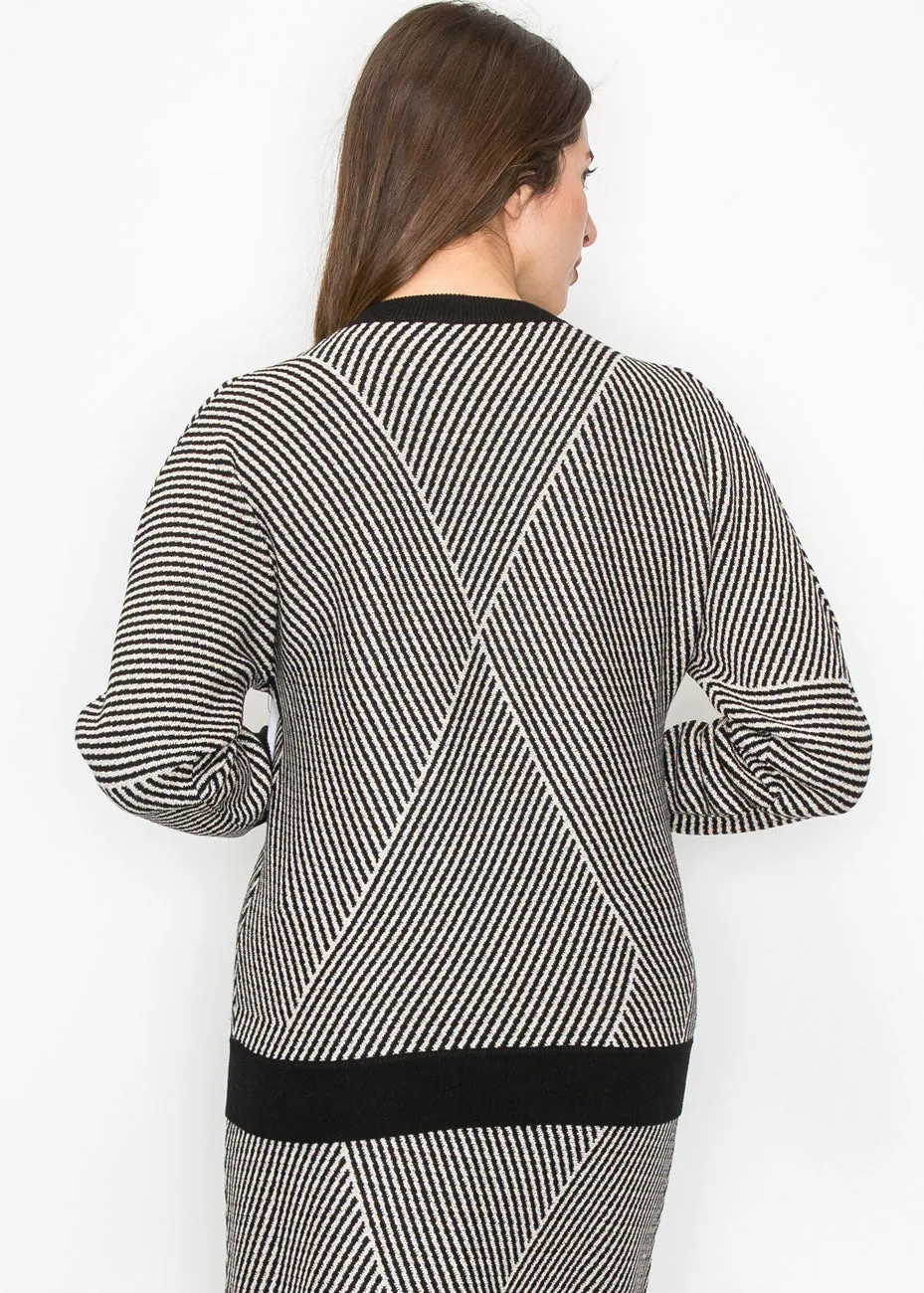 Modern Angles Knit Sweater