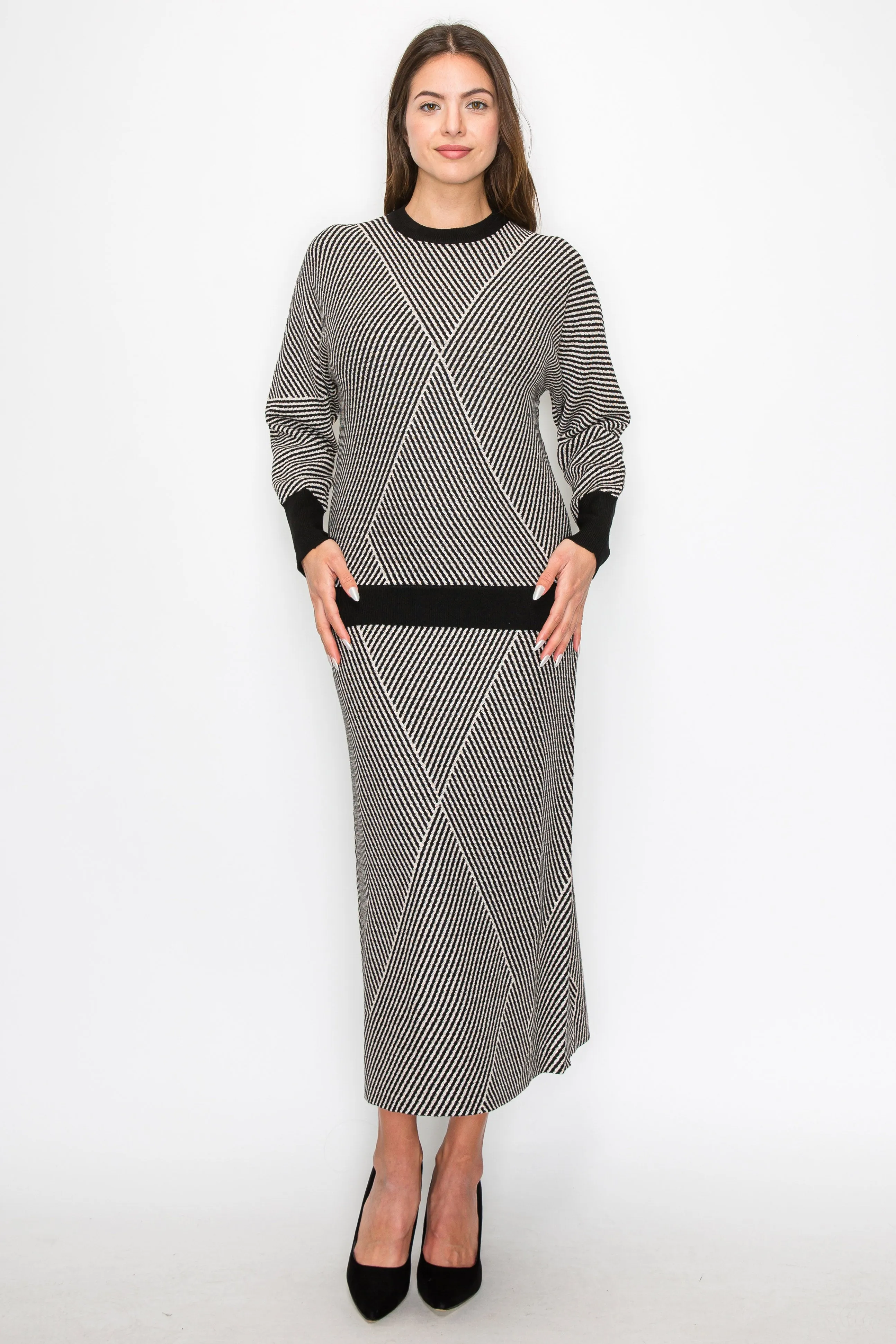 Modern Angles Knit Sweater
