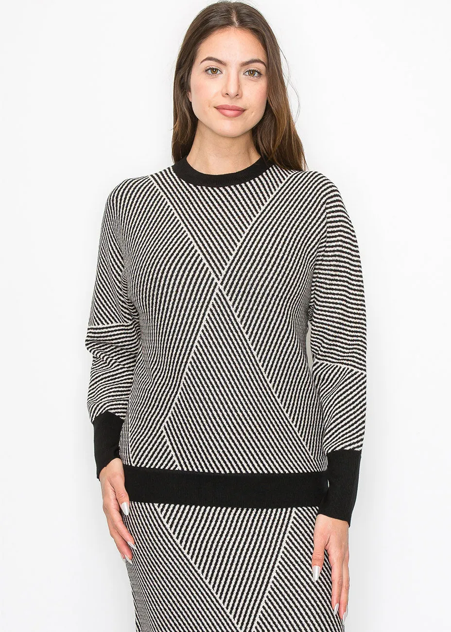 Modern Angles Knit Sweater