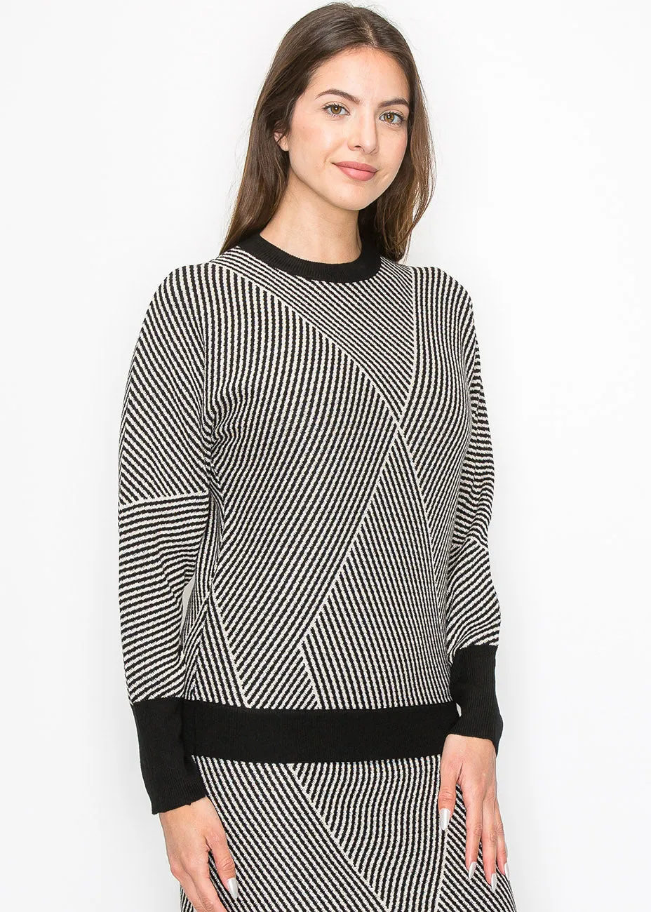 Modern Angles Knit Sweater