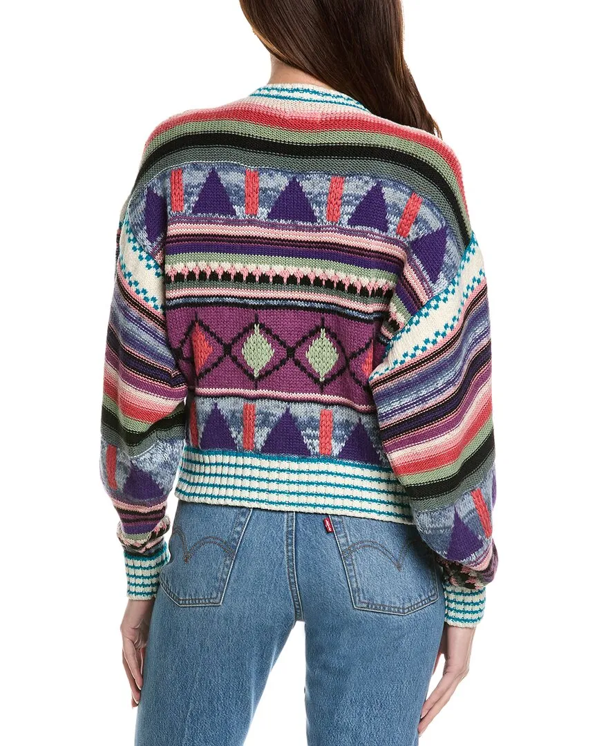 MOTHER The Soaring High Alpaca-Blend Cardigan