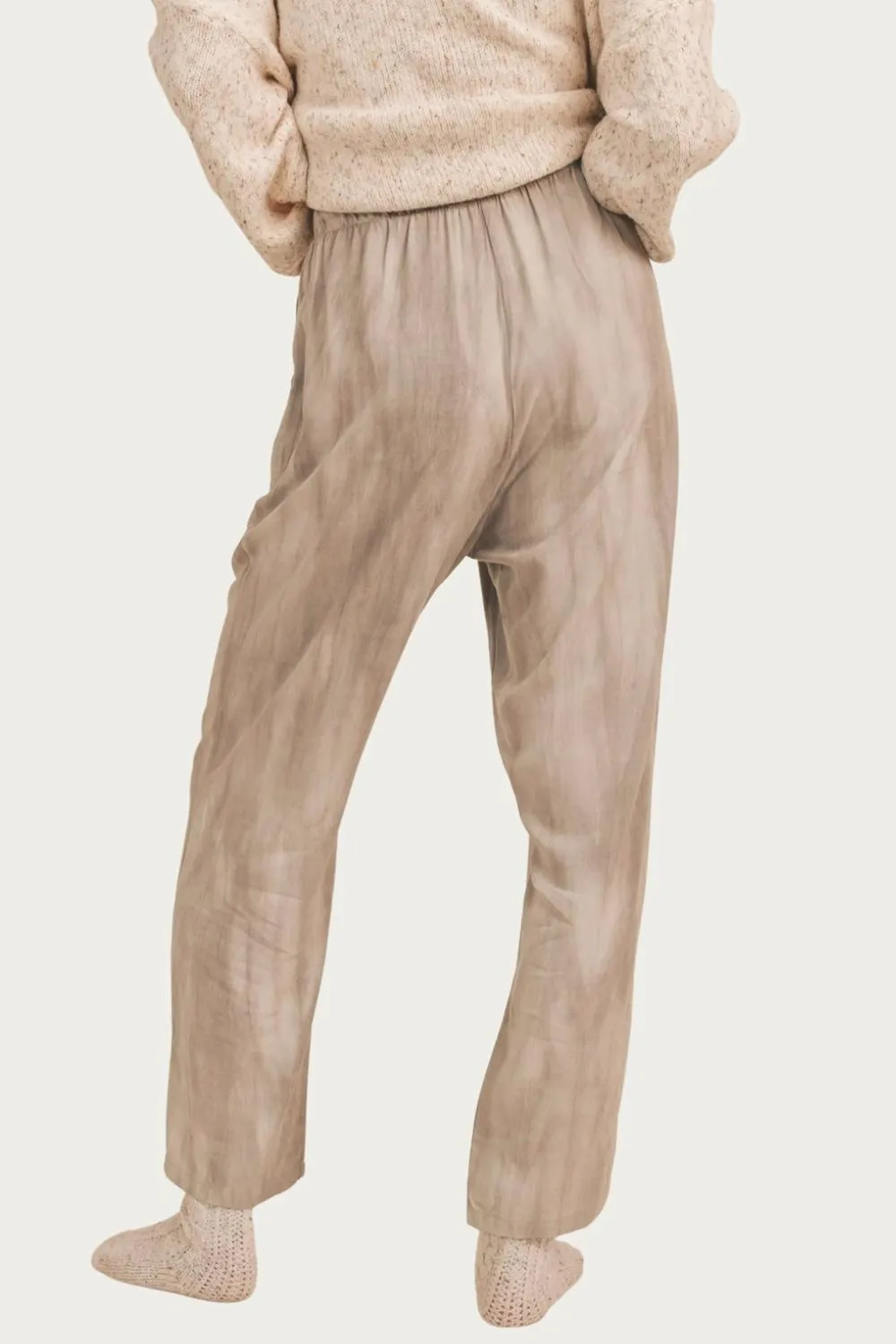 Mystic Haze Drawstring Pant In Grey