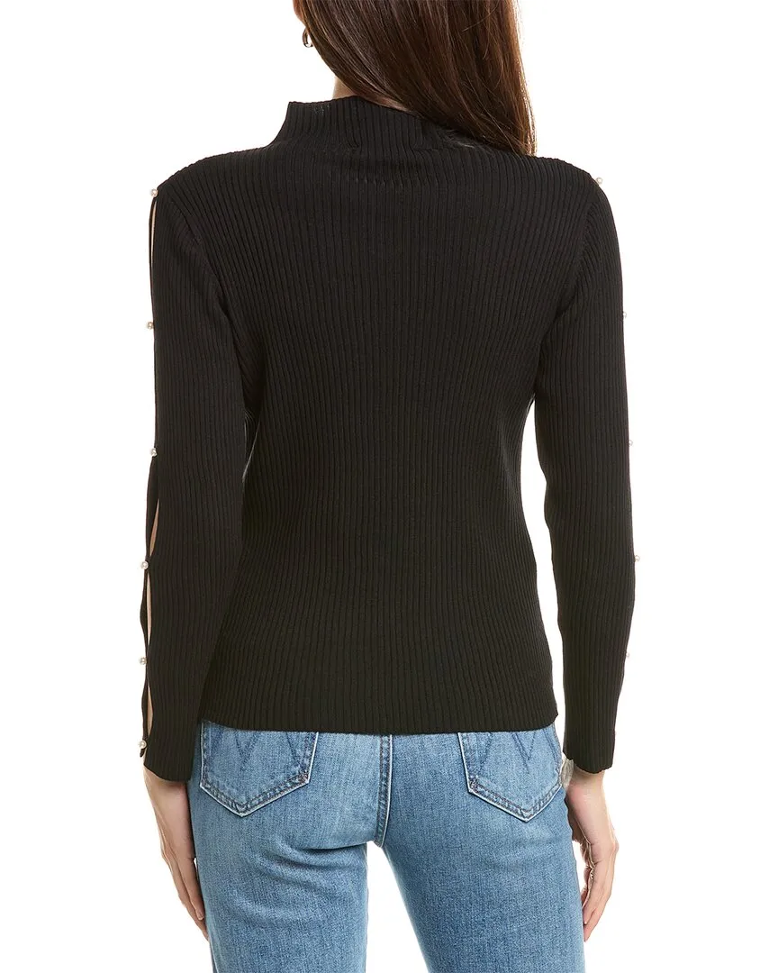 Nanette Nanette Lepore Ribbed Turtleneck Sweater