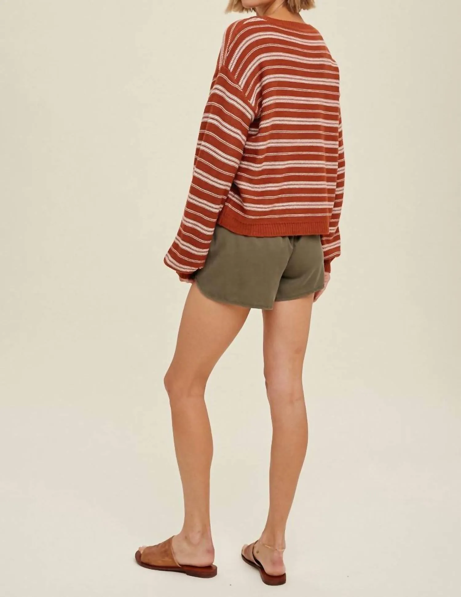 Nanjemoy Sweater In Brick