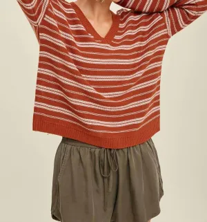 Nanjemoy Sweater In Brick
