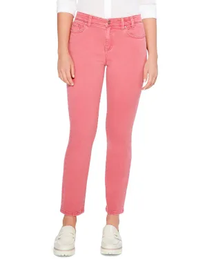 NIC ZOE Colored Mid Rise Straight Ankle Jean