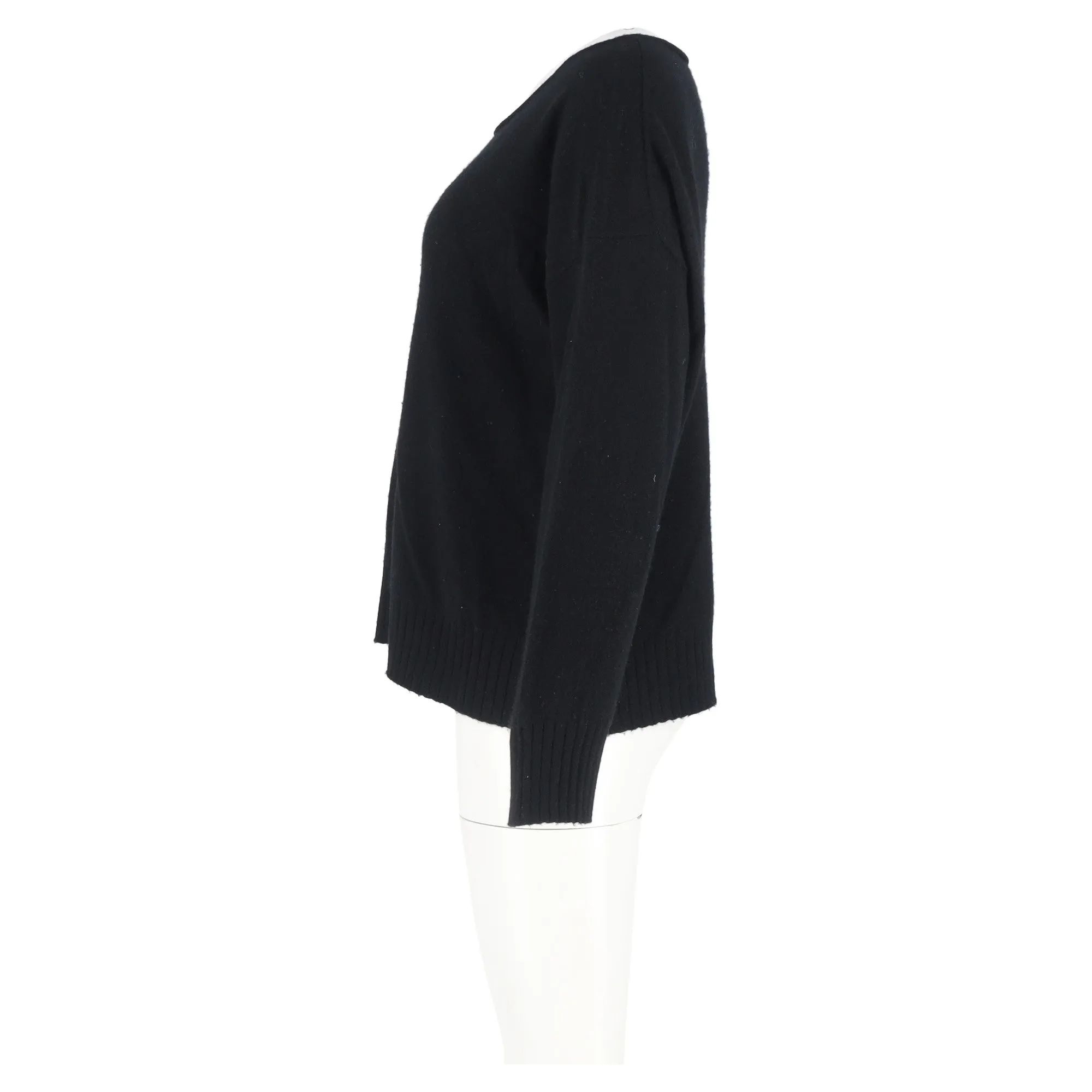 Nili Lotan Sweater in Black Cashmere
