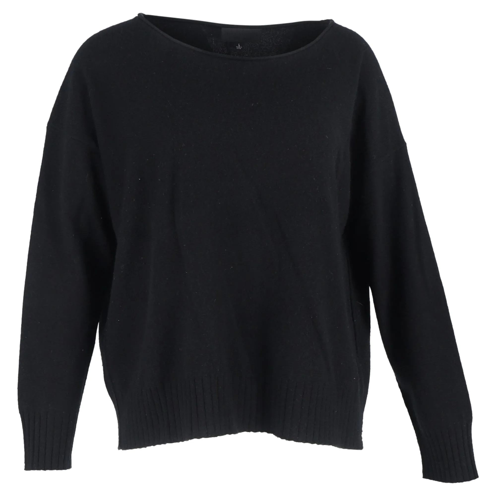 Nili Lotan Sweater in Black Cashmere