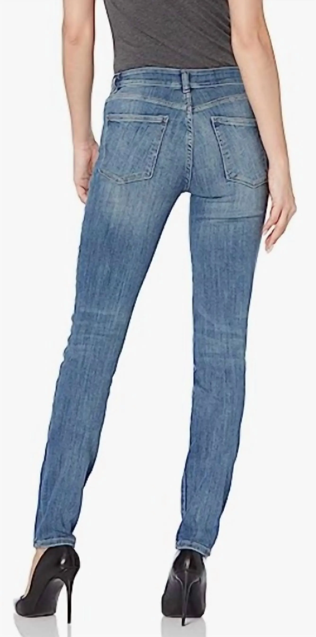 Nina High Rise Jeans In Ashmore