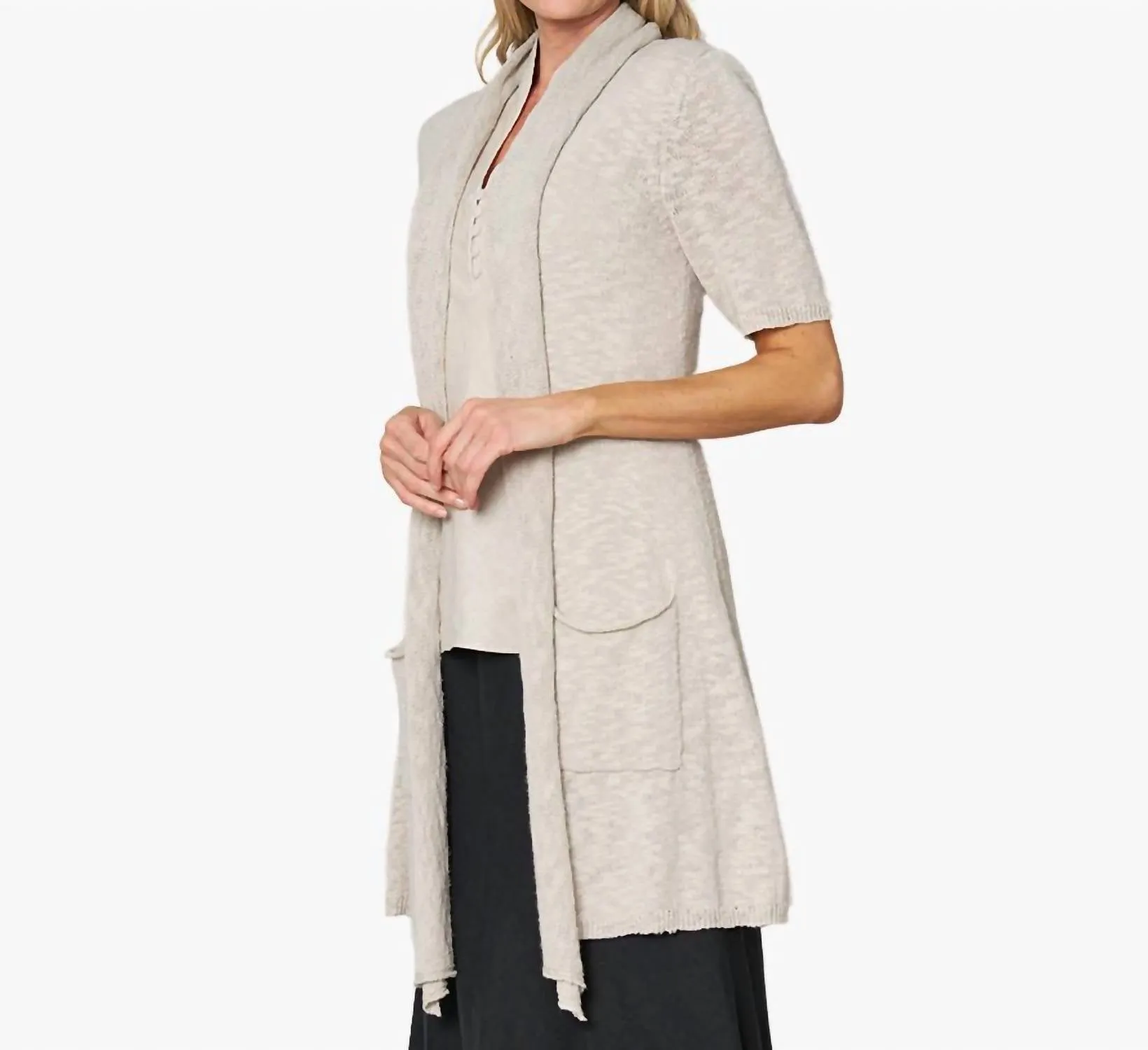 No Regrets Cardigan In Flax