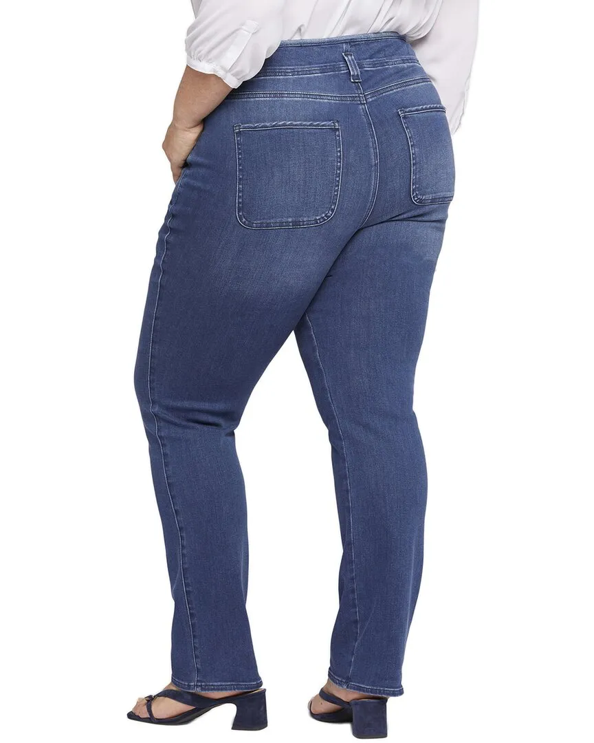 NYDJ Plus Marilyn Rendezvous Straight Leg Jean
