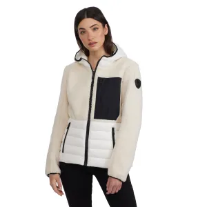 Pajar Women's Fawn Lightweight Mixed Media Jacket with Fixed Hood