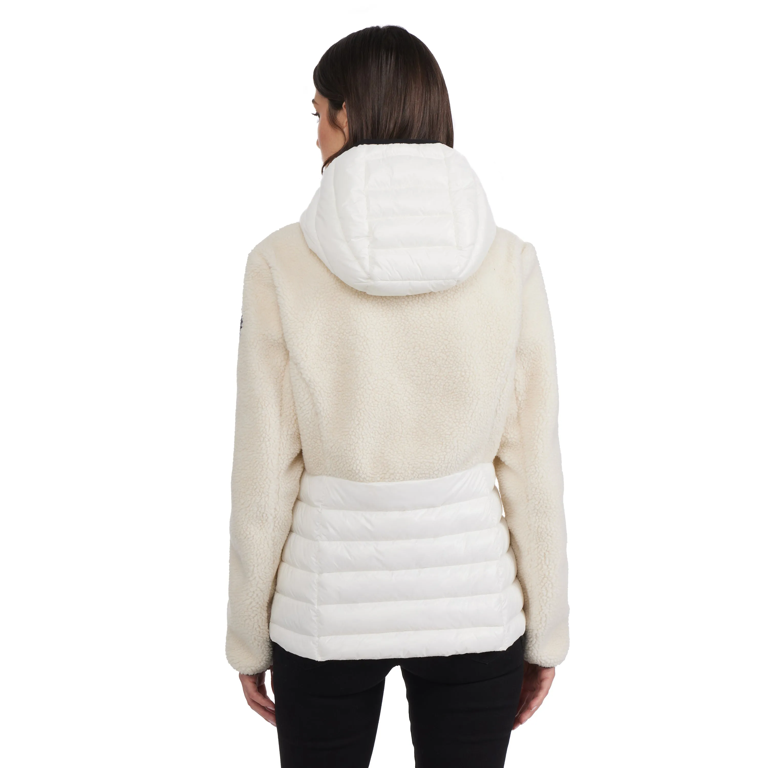 Pajar Women's Fawn Lightweight Mixed Media Jacket with Fixed Hood