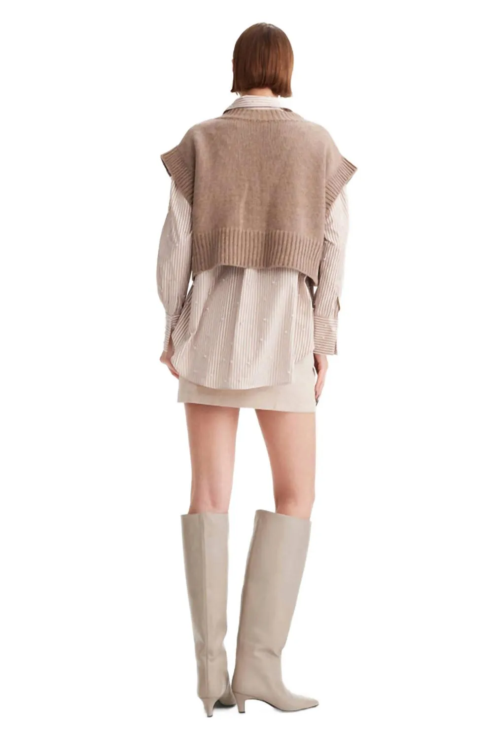 Pallas Vest In Brown