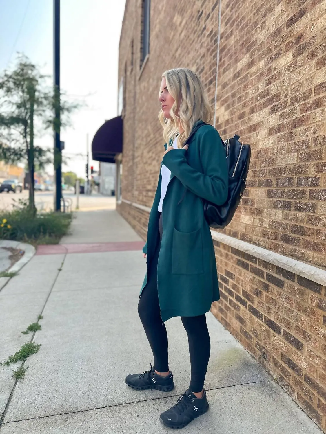 Parma Cardigan In Pine Green